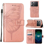Custodia per telefono in pelle con vibrazione a farfalla goffrata, For Motorola Moto G42, For Motorola Moto G52j 5G, For OPPO K10 Pro 5G