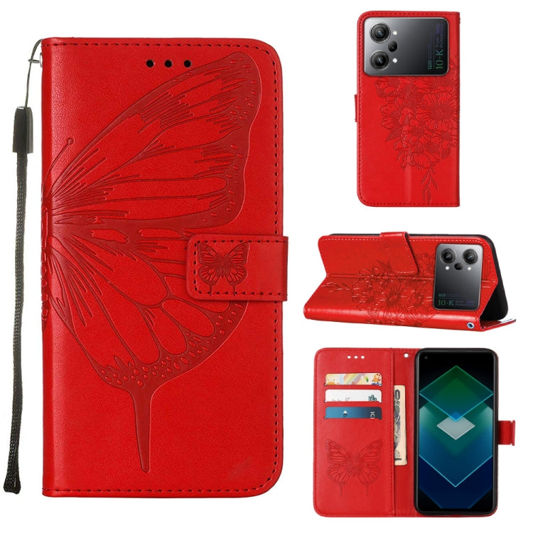 Custodia per telefono in pelle con vibrazione a farfalla goffrata, For Motorola Moto G42, For Motorola Moto G52j 5G, For OPPO K10 Pro 5G