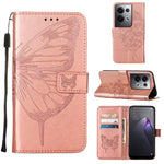 Custodia per telefono in pelle con vibrazione a farfalla goffrata, For OPPO Reno8, For OPPO Reno8 Pro, For OPPO Reno8 Pro+