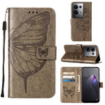 Custodia per telefono in pelle con vibrazione a farfalla goffrata, For OPPO Reno8, For OPPO Reno8 Pro, For OPPO Reno8 Pro+