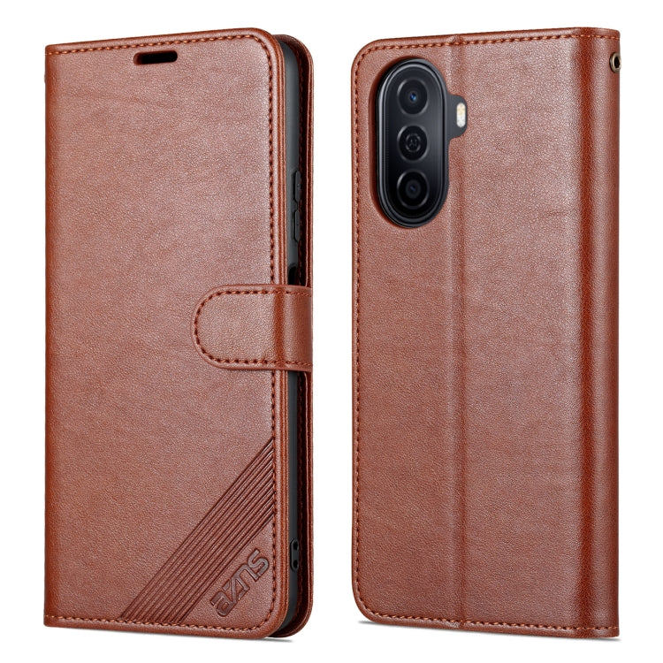 AZNS Custodia per cellulare in pelle di pecora con struttura in pelle di pecora, For Huawei Enjoy 50/Nova Y70/Nova Y70 Plus
