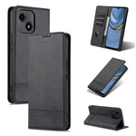 AZNS Custodia per telefono in pelle a conchiglia con struttura in vitello magnetico, For OPPO Reno8 Lite, For Honor Play 30