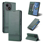 AZNS Custodia per telefono in pelle a conchiglia con struttura in vitello magnetico, For OPPO Reno8 Lite, For Honor Play 30