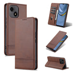 AZNS Custodia per telefono in pelle a conchiglia con struttura in vitello magnetico, For OPPO Reno8 Lite, For Honor Play 30