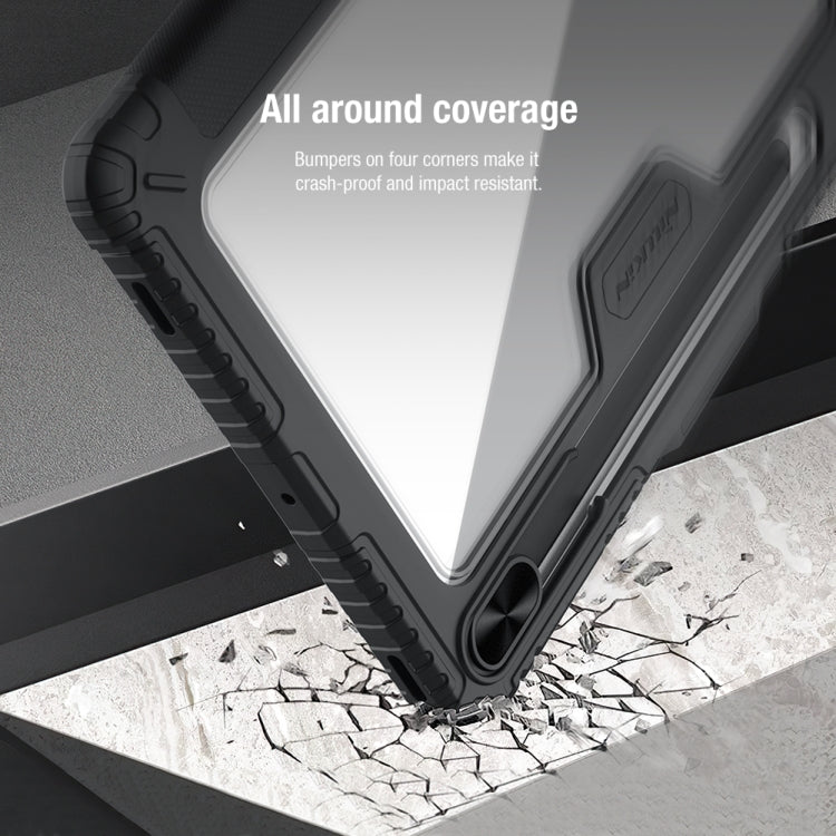 Custodia in pelle per tablet NILLKIN Bumper Pro Camshield, For Samsung Galaxy Tab S7