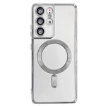 Custodia per telefono magnetica MagSafe con telaio elettrolitico, For Samsung Galaxy S22 5G, For Samsung Galaxy S22+ 5G, For Samsung Galaxy S22 Ultra 5G, For Samsung Galaxy S21 Ultra 5G