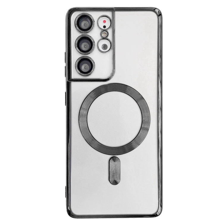 Custodia per telefono magnetica MagSafe con telaio elettrolitico, For Samsung Galaxy S22 5G, For Samsung Galaxy S22+ 5G, For Samsung Galaxy S22 Ultra 5G, For Samsung Galaxy S21 Ultra 5G