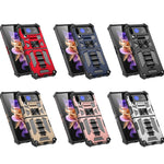 Armatura antiurto TPU + custodia protettiva magnetica per PC con supporto, For Samsung Galaxy Z Flip4 5G