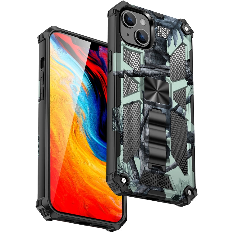 Armatura mimetica TPU antiurto + custodia magnetica per PC, For iPhone 14, For iPhone 14 Plus, For iPhone 14 Pro, For iPhone 14 Pro Max