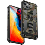 Armatura mimetica TPU antiurto + custodia magnetica per PC, For iPhone 14, For iPhone 14 Plus, For iPhone 14 Pro, For iPhone 14 Pro Max