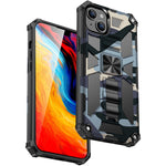 Armatura mimetica TPU antiurto + custodia magnetica per PC, For iPhone 14, For iPhone 14 Plus, For iPhone 14 Pro, For iPhone 14 Pro Max