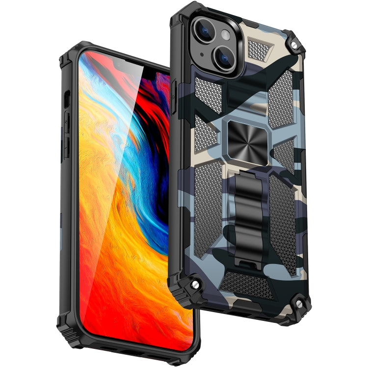 Armatura mimetica TPU antiurto + custodia magnetica per PC, For iPhone 14, For iPhone 14 Plus, For iPhone 14 Pro, For iPhone 14 Pro Max