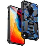 Armatura mimetica TPU antiurto + custodia magnetica per PC, For iPhone 14, For iPhone 14 Plus, For iPhone 14 Pro, For iPhone 14 Pro Max