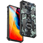 Armatura mimetica TPU antiurto + custodia magnetica per PC, For iPhone 14, For iPhone 14 Plus, For iPhone 14 Pro, For iPhone 14 Pro Max