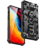 Armatura mimetica TPU antiurto + custodia magnetica per PC, For iPhone 14, For iPhone 14 Plus, For iPhone 14 Pro, For iPhone 14 Pro Max