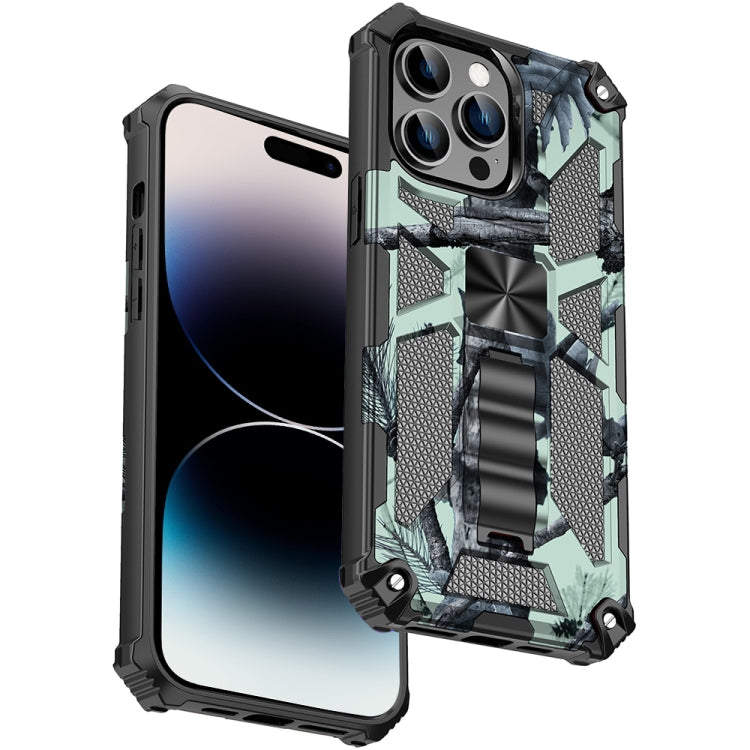 Armatura mimetica TPU antiurto + custodia magnetica per PC, For iPhone 14, For iPhone 14 Plus, For iPhone 14 Pro, For iPhone 14 Pro Max