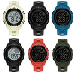 SANDA 2125 Luminoso orologio elettronico a doppio display impermeabile