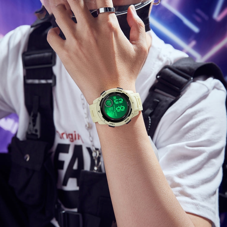 SANDA 2125 Luminoso orologio elettronico a doppio display impermeabile