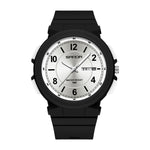 Sanda 6097 Orologio elettronico impermeabile con doppio calendario e cinturino in TPU