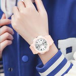 Sanda 6097 Orologio elettronico impermeabile con doppio calendario e cinturino in TPU