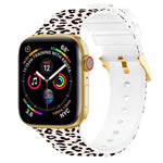 Cinturino per orologio con stampa a colori con fibbia quadrata per Apple Watch Series, 7 41mm / 6&SE&5&4 40mm / 3&2&1 38mm