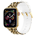 Cinturino per orologio con stampa a colori con fibbia quadrata per Apple Watch Series, 7 41mm / 6&SE&5&4 40mm / 3&2&1 38mm