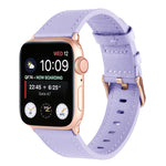 Cinturino universale in vera pelle per Apple Watch Series, 7 45mm / 6&SE&5&4 44mm / 3&2&1 42mm, 7 41mm / 6&SE&5&4 40mm / 3&2&1 38mm