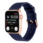 Cinturino universale in vera pelle per Apple Watch Series, 7 45mm / 6&SE&5&4 44mm / 3&2&1 42mm, 7 41mm / 6&SE&5&4 40mm / 3&2&1 38mm