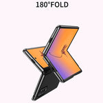 Custodia per telefono antiurto trasparente galvanica, For Samsung Galaxy Z Fold4, For Samsung Galaxy Z Flip4