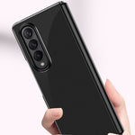 Custodia per telefono antiurto trasparente galvanica, For Samsung Galaxy Z Fold4, For Samsung Galaxy Z Flip4