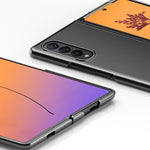 Custodia per telefono antiurto trasparente galvanica, For Samsung Galaxy Z Fold4, For Samsung Galaxy Z Flip4