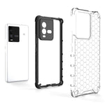 Custodia protettiva antiurto per PC a nido d'ape + TPU, For vivo iQOO 10 5G, For vivo iQOO 10 Pro 5G, For vivo Y77 5G