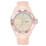 SANDA 1053 Orologio elettronico impermeabile da donna con doppio display e cinturino in TPU