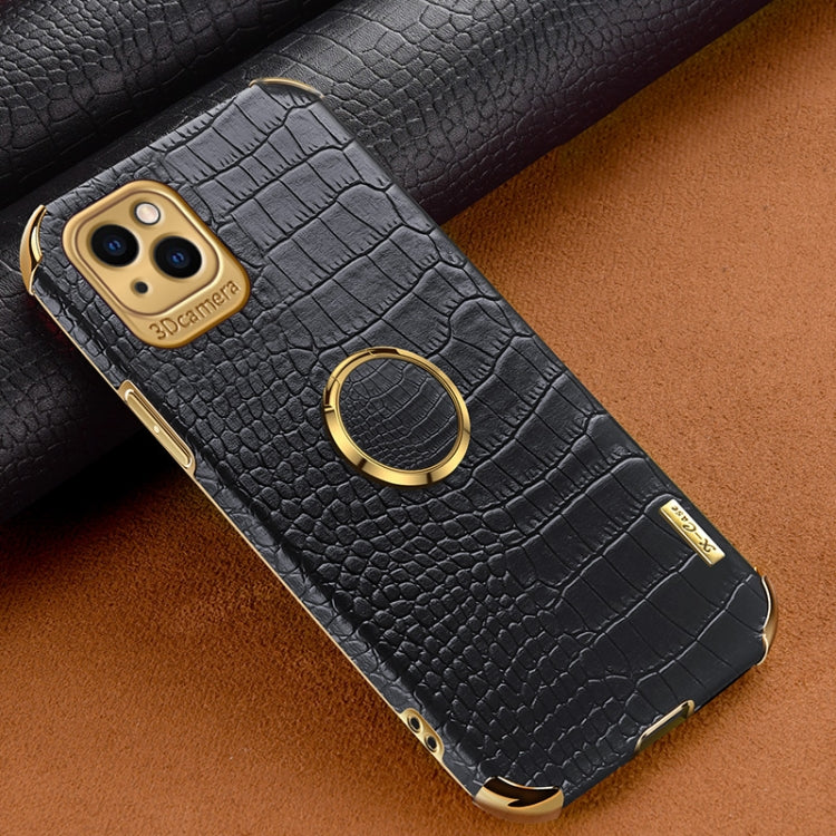 Custodia per telefono con struttura in coccodrillo galvanica 6D con supporto, For iPhone 14, For iPhone 14 Max, For iPhone 14 Pro Max, For iPhone 14 Pro