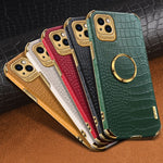 Custodia per telefono con struttura in coccodrillo galvanica 6D con supporto, For iPhone 14, For iPhone 14 Max, For iPhone 14 Pro Max, For iPhone 14 Pro