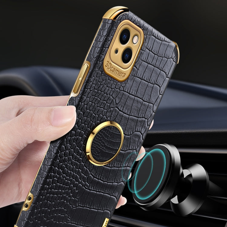Custodia per telefono con struttura in coccodrillo galvanica 6D con supporto, For iPhone 14, For iPhone 14 Max, For iPhone 14 Pro Max, For iPhone 14 Pro