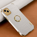 Custodia per telefono con struttura in coccodrillo galvanica 6D con supporto, For iPhone 14, For iPhone 14 Max, For iPhone 14 Pro Max, For iPhone 14 Pro