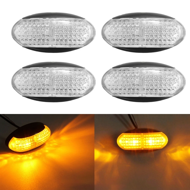 4 PCS MK-184 DC10-30V Camion Luce laterale a due colori