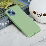 Custodia per telefono in silicone tinta unita, For iPhone 14, For iPhone 14 Plus