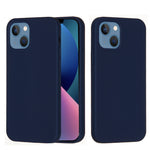 Custodia per telefono in silicone tinta unita, For iPhone 14, For iPhone 14 Plus