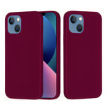 Custodia per telefono in silicone tinta unita, For iPhone 14, For iPhone 14 Plus