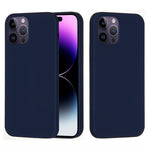 Custodia per telefono in silicone tinta unita, For iPhone 14 Pro, For iPhone 14 Pro Max