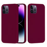 Custodia per telefono in silicone tinta unita, For iPhone 14 Pro, For iPhone 14 Pro Max