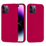 Custodia per telefono in silicone tinta unita, For iPhone 14 Pro, For iPhone 14 Pro Max