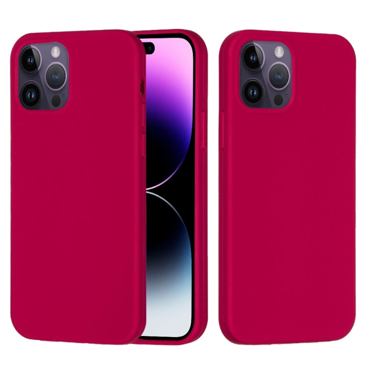 Custodia per telefono in silicone tinta unita, For iPhone 14 Pro, For iPhone 14 Pro Max