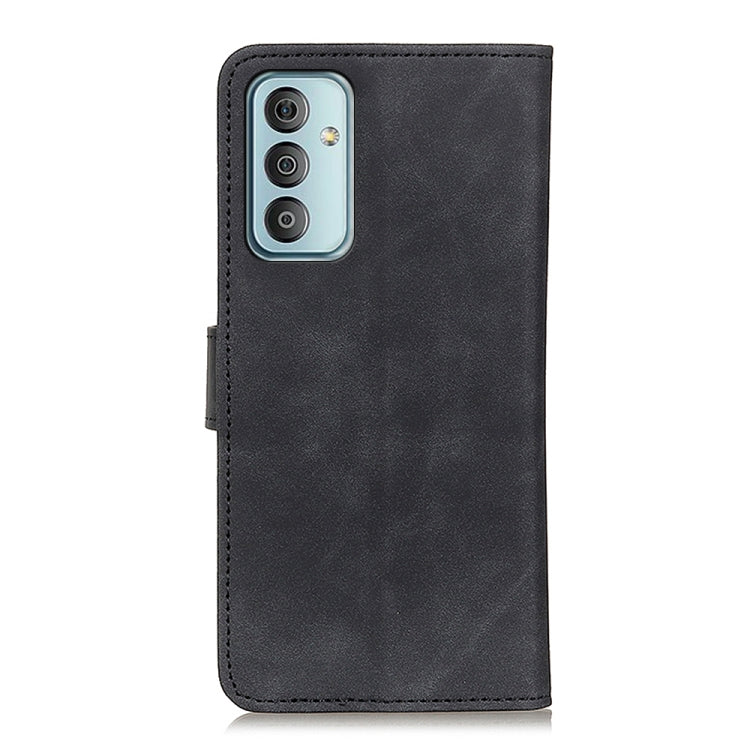 KHAZNEH Custodia per cellulare in pelle con vibrazione orizzontale a trama retrò, For Samsung Galaxy M13 4G, For HTC Desire 22 Pro