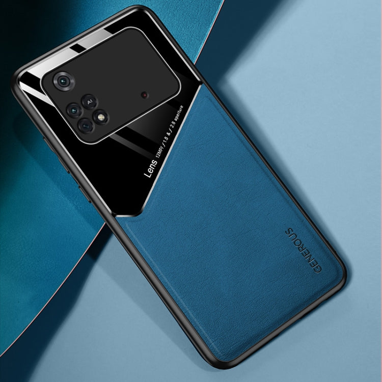 Custodia protettiva all-inclusive in pelle + vetro organico, For Xiaomi Poco M4 Pro 4G, For Xiaomi Poco X4 Pro 5G