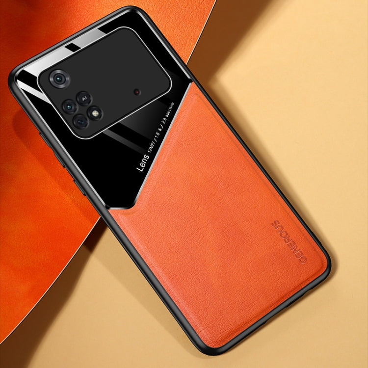 Custodia protettiva all-inclusive in pelle + vetro organico, For Xiaomi Poco M4 Pro 4G, For Xiaomi Poco X4 Pro 5G