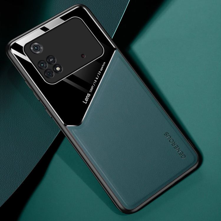 Custodia protettiva all-inclusive in pelle + vetro organico, For Xiaomi Poco M4 Pro 4G, For Xiaomi Poco X4 Pro 5G