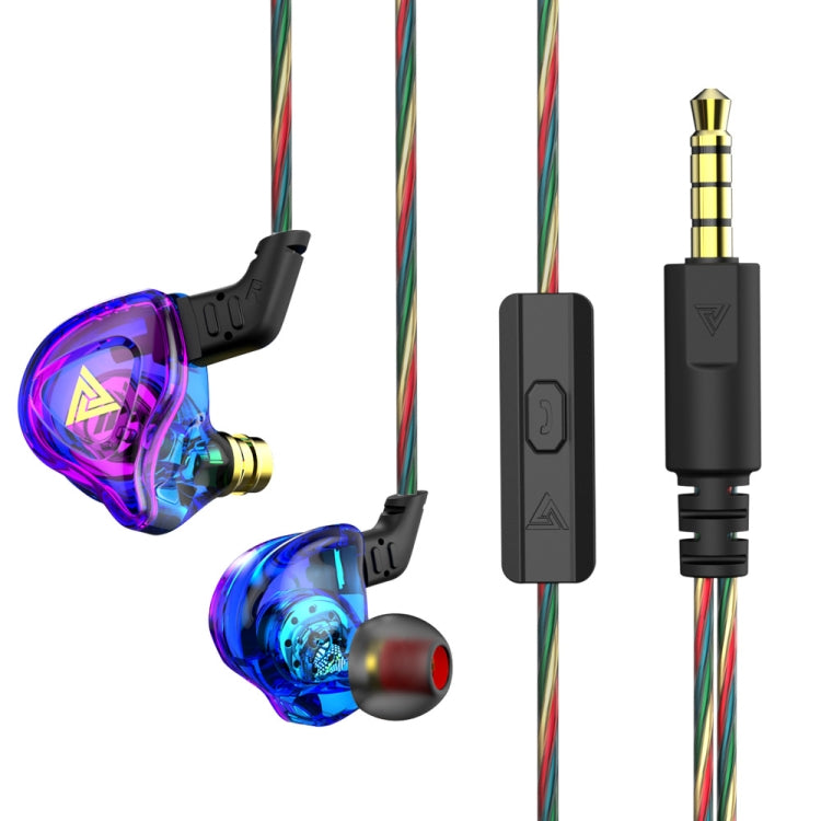 QKZ DMX Sports In-ear HIFI 3,5 mm Auricolare con controllo cablato con microfono